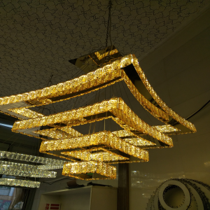 آویز چهار طبقه مربعی قوس‌دار (سایز ۶۰، ۴۰، ۲۰، ۱۰)