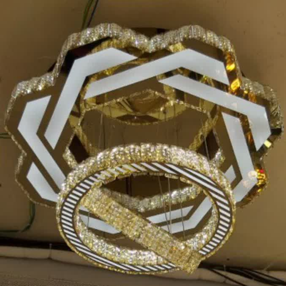 لوستر سقفی ۷۵ سانتیمتر مدل «پولیگان»